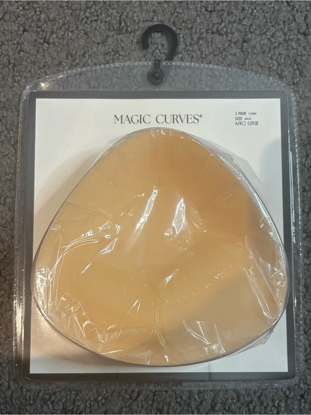 Windsor Magic Curves Double Sticky Push Up Pad Bra Pads Inserts C/D New